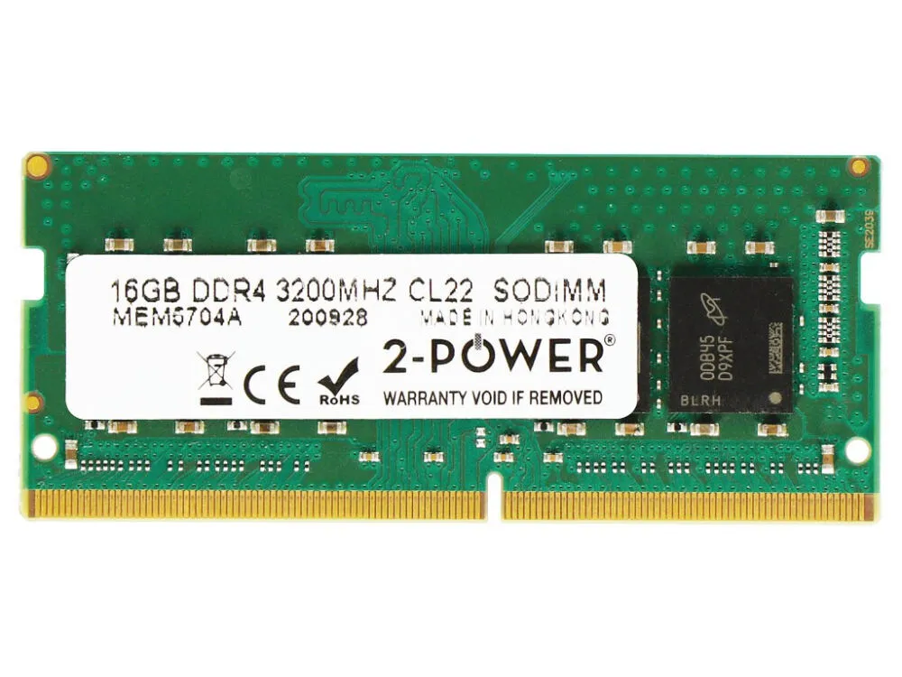 2-Power 2P-L67710-005 16 GB 1 x 16 GB DDR4 260-pin SO-DIMM RAM Bellek