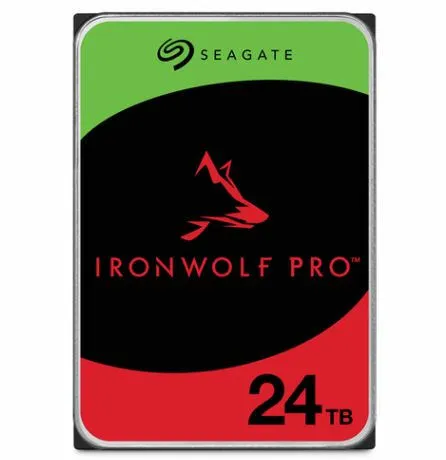 Seagate IronWolf Pro ST24000NT002 sabit disk sürücüsü 24 TB 7200 RPM 512 MB 3.5" Serial ATA III