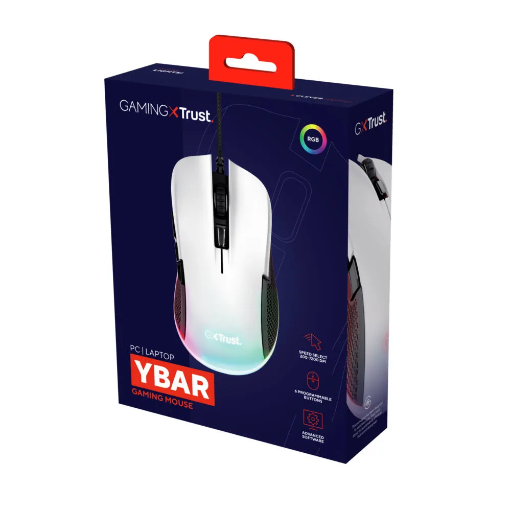 Trust GXT 922W YBAR 24485 7200 DPI Oyuncu Faresi Thumbnail 9