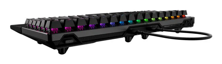 ASUS ROG Falcata 90MP043H-BKNA20 RGB Kablosuz Oyuncu Klavyesi Thumbnail 9
