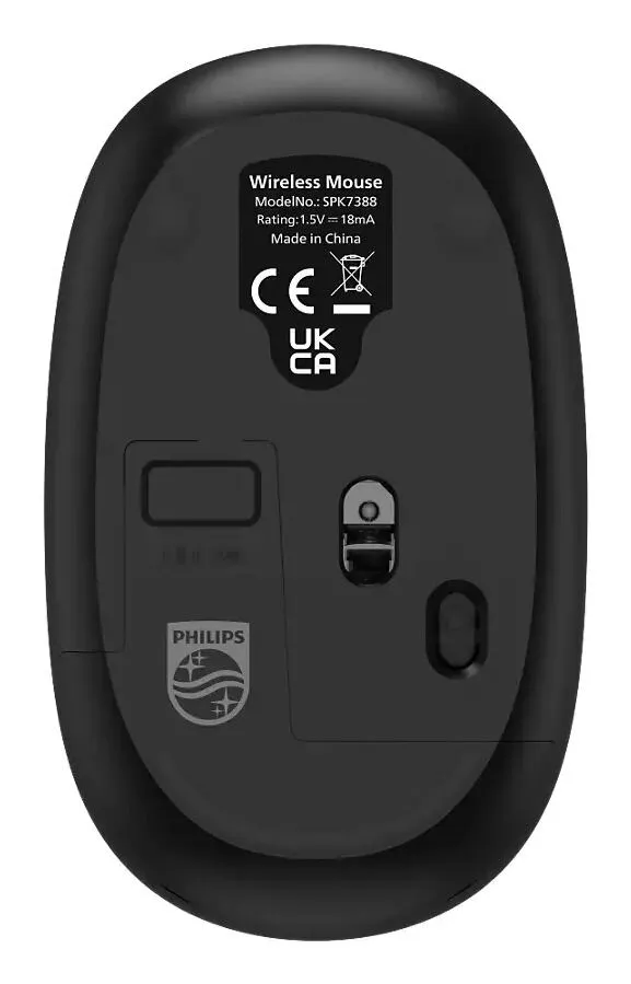 Philips SPK7388B/85 1600 DPI Kablosuz Mouse Thumbnail 3