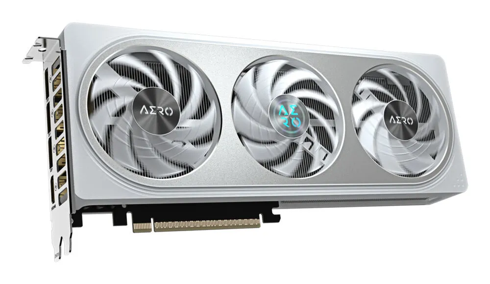 GIGABYTE GeForce RTX 5060 Ti AERO OC 16G GV-N506TAERO OC-16GD GDDR7 Ekran Kartı Thumbnail 3