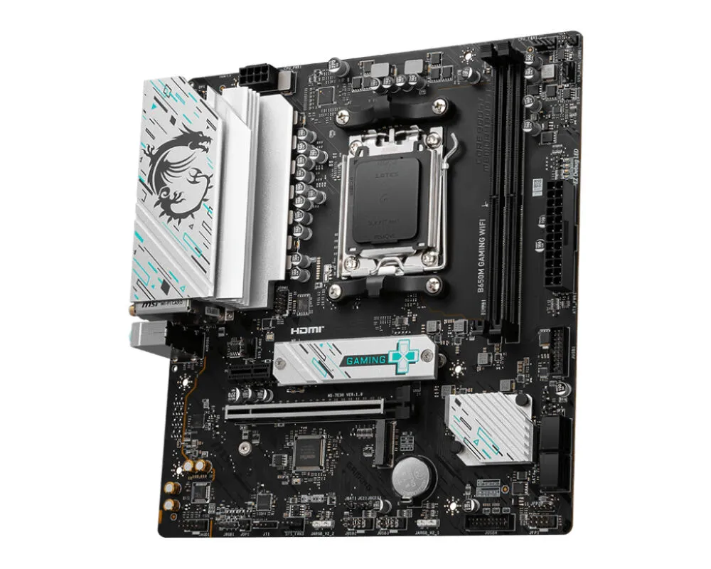 MSI B650M GAMING WIFI AM5 2x DDR5 2x M.2 Micro-ATX Anakart Thumbnail 1