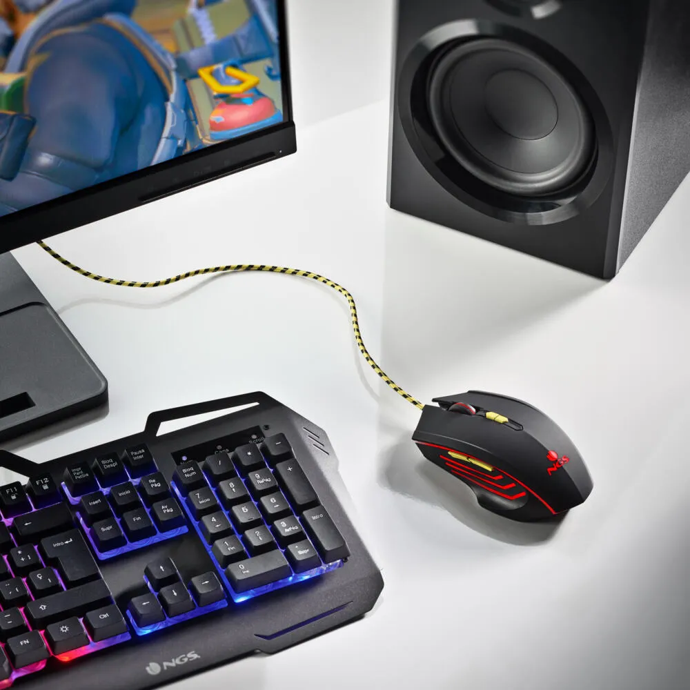 NGS GMX-123 NGS-GAMING-0275 3200 DPI Oyuncu Faresi Thumbnail 7