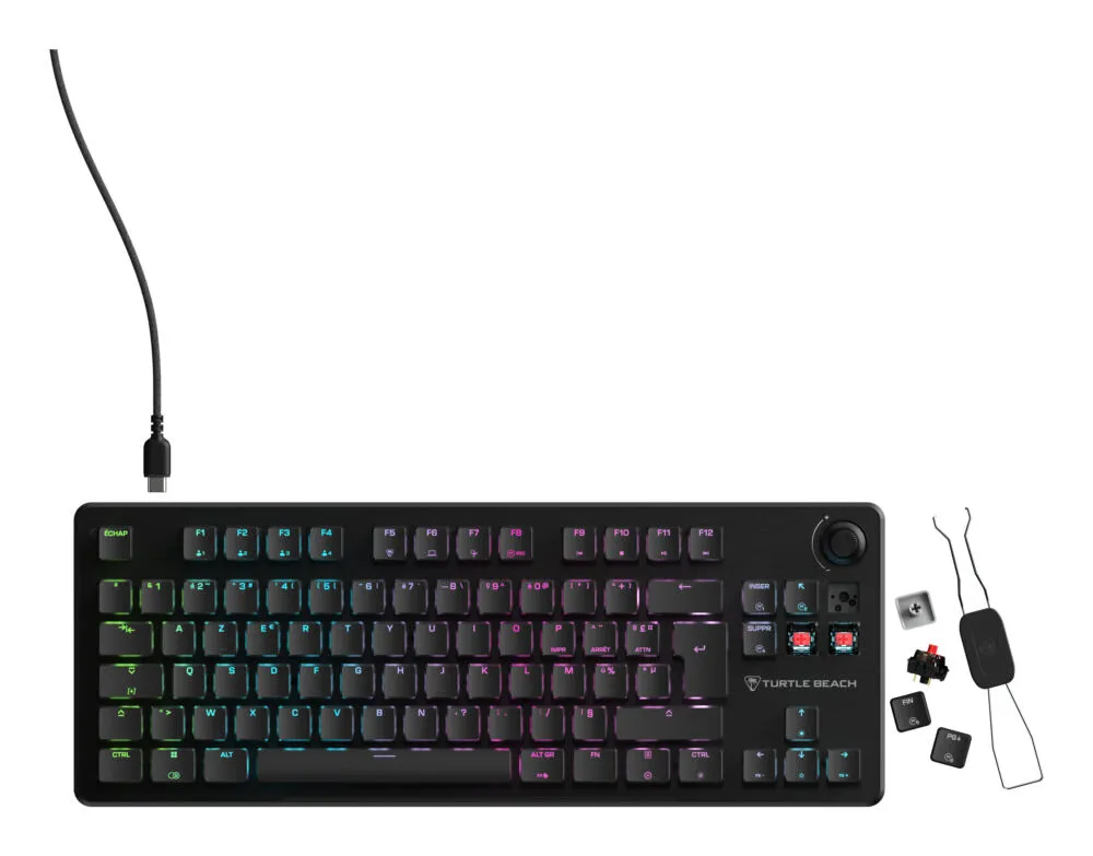 Turtle Beach Vulcan II TKL TBK-2003-02-FR Mekanik RGB Oyuncu Klavyesi Thumbnail 6