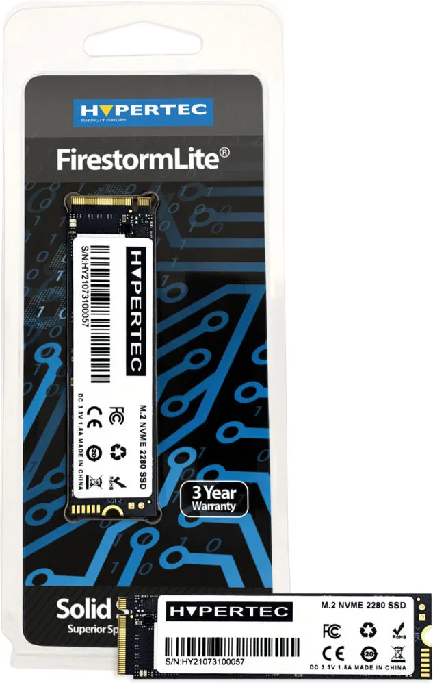 Hypertec FirestormLite 128GB PCI Express NVMe SSD SSD Diskle