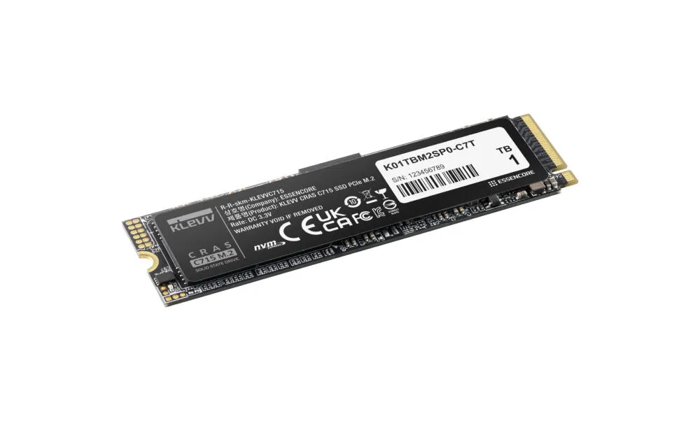 Klevv CRAS C715 K01TBM2SP0-C7T 1 TB M.2 22x80 Gen3 NVMe SSD Thumbnail 3