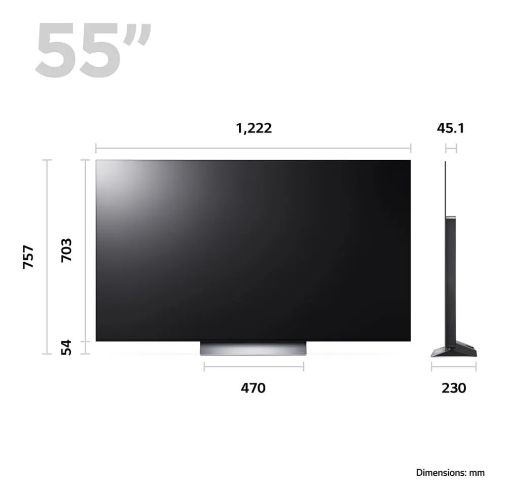 LG OLED evo OLED55C34LA 55 inç 100Hz 4K Ultra HD TV Thumbnail 7