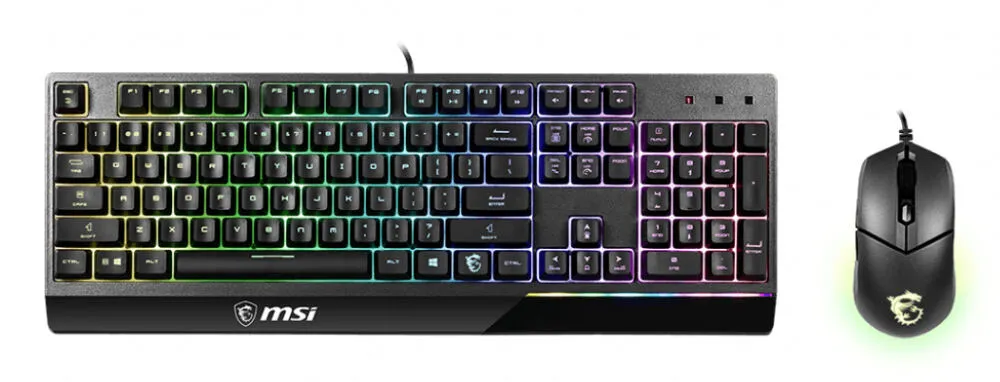 MSI VIGOR GK30 COMBO UA Mekanik RGB Klavye & Mouse Seti