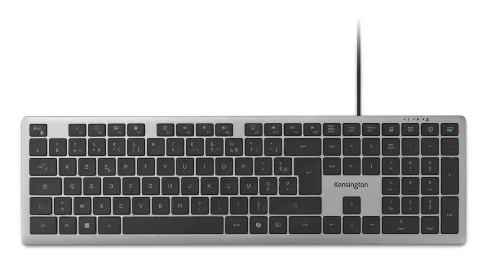 Kensington K75410FR Ev / Ofis USB AZERTY Fransızca Gri Klavye