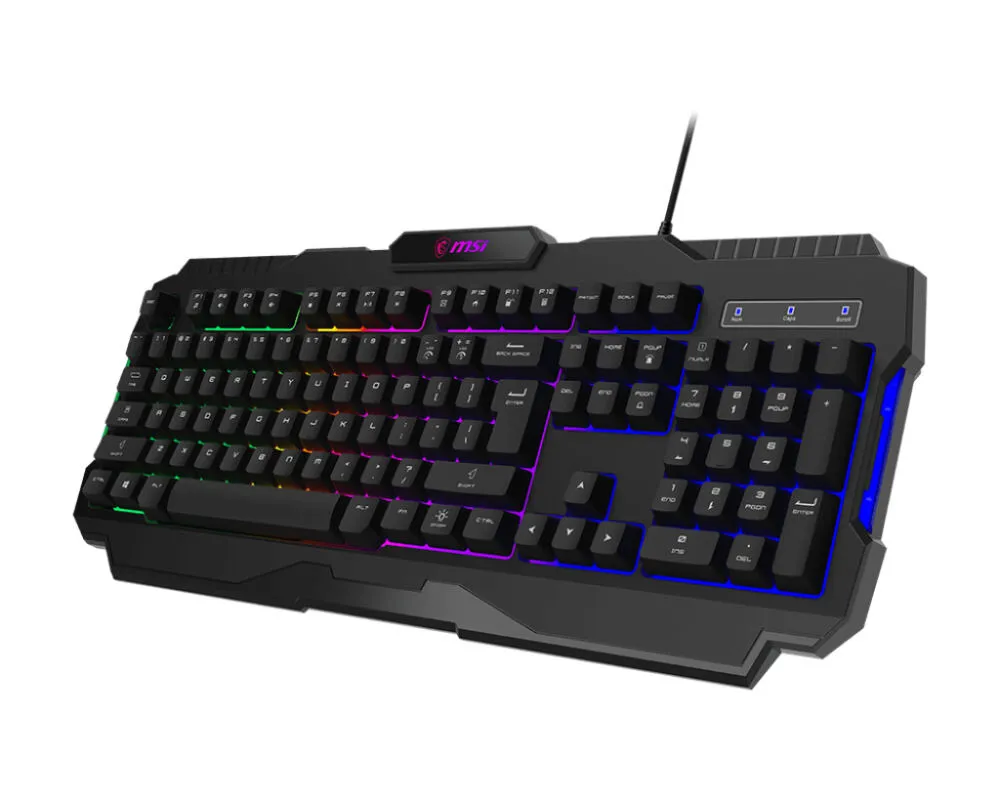 MSI FORGE GK100 RGB Oyuncu Klavyesi Thumbnail 3