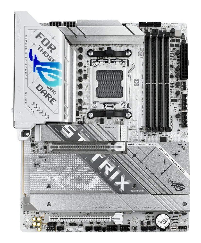 ASUS ROG STRIX X870-A GAMING WIFI 90MB1IF0-M0EAY0 AM5 4x DDR5 4x M.2 ATX Anakart Thumbnail 1