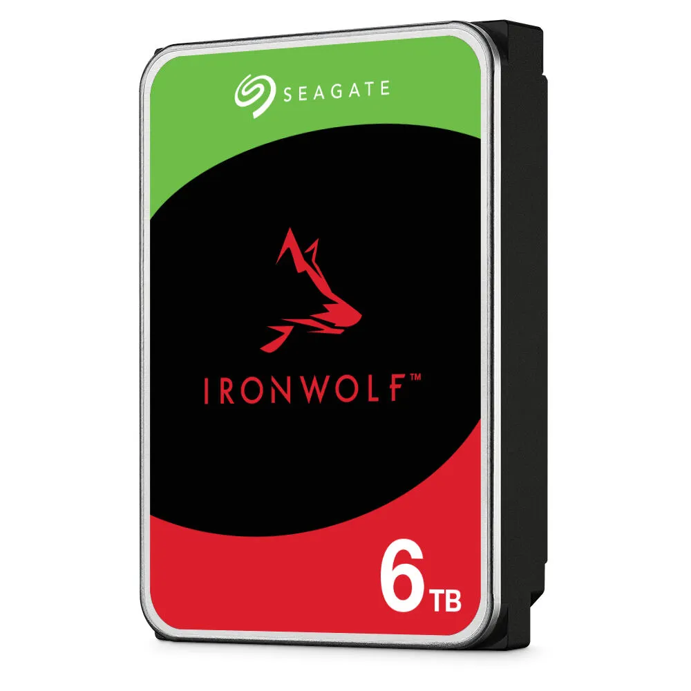 Seagate IronWolf ST6000VN006_B1 sabit disk sürücüsü 6 TB 5400 RPM 256 MB 3.5" Serial ATA III Thumbnail 1