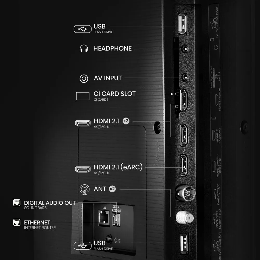 Hisense 75E7NQ 20014292 75 inç 4K Ultra HD TV Thumbnail 2