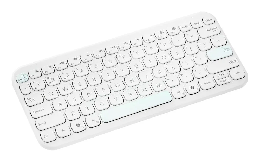 ASUS Marshmallow Keyboard KW100 Ev Bluetooth Beyaz Klavye