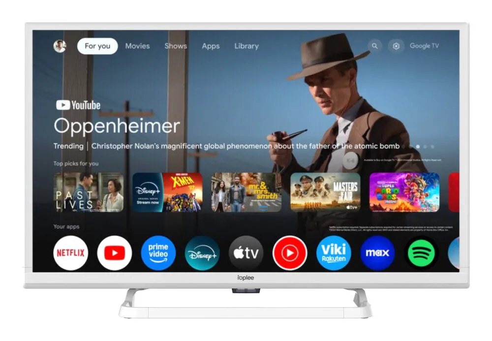 IOPLEE IOP24WGTV HD Smart Wi-Fi Beyaz TV Televizyon (TV)