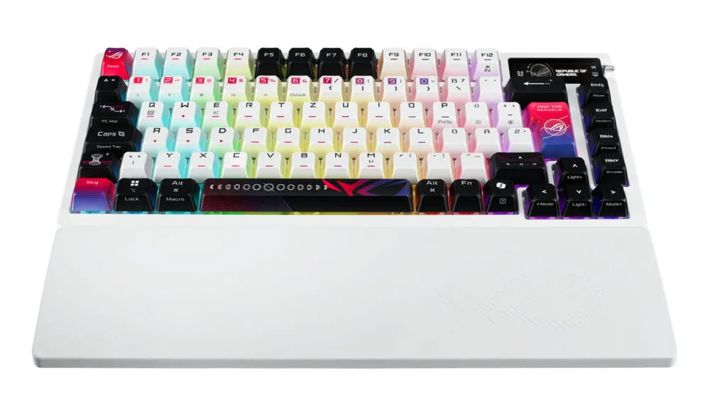 ASUS ROG Azoth X 90MP044F-BKDA30 Mekanik RGB Kablosuz Oyuncu Klavyesi Thumbnail 6