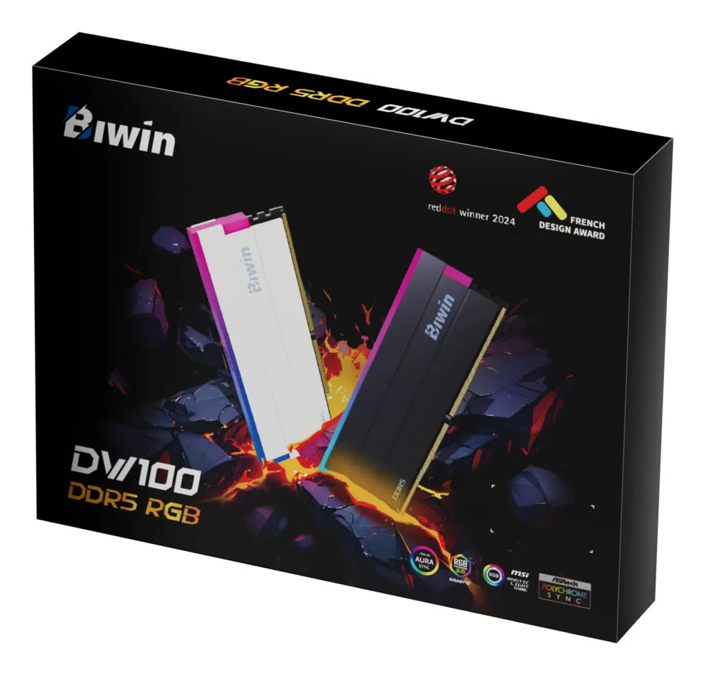 Biwin DW100 B5DW100326030ER2G-CB001 32 GB (2x16GB) DDR5 6000 MHz DIMM RAM Bellek Thumbnail 7