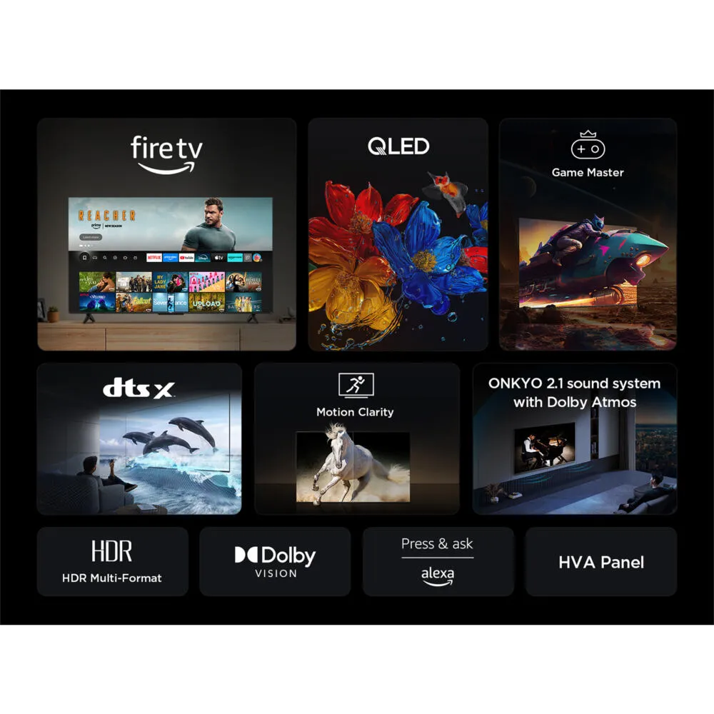 TCL 85T6C 85 inç 4K Ultra HD QLED TV Thumbnail 9