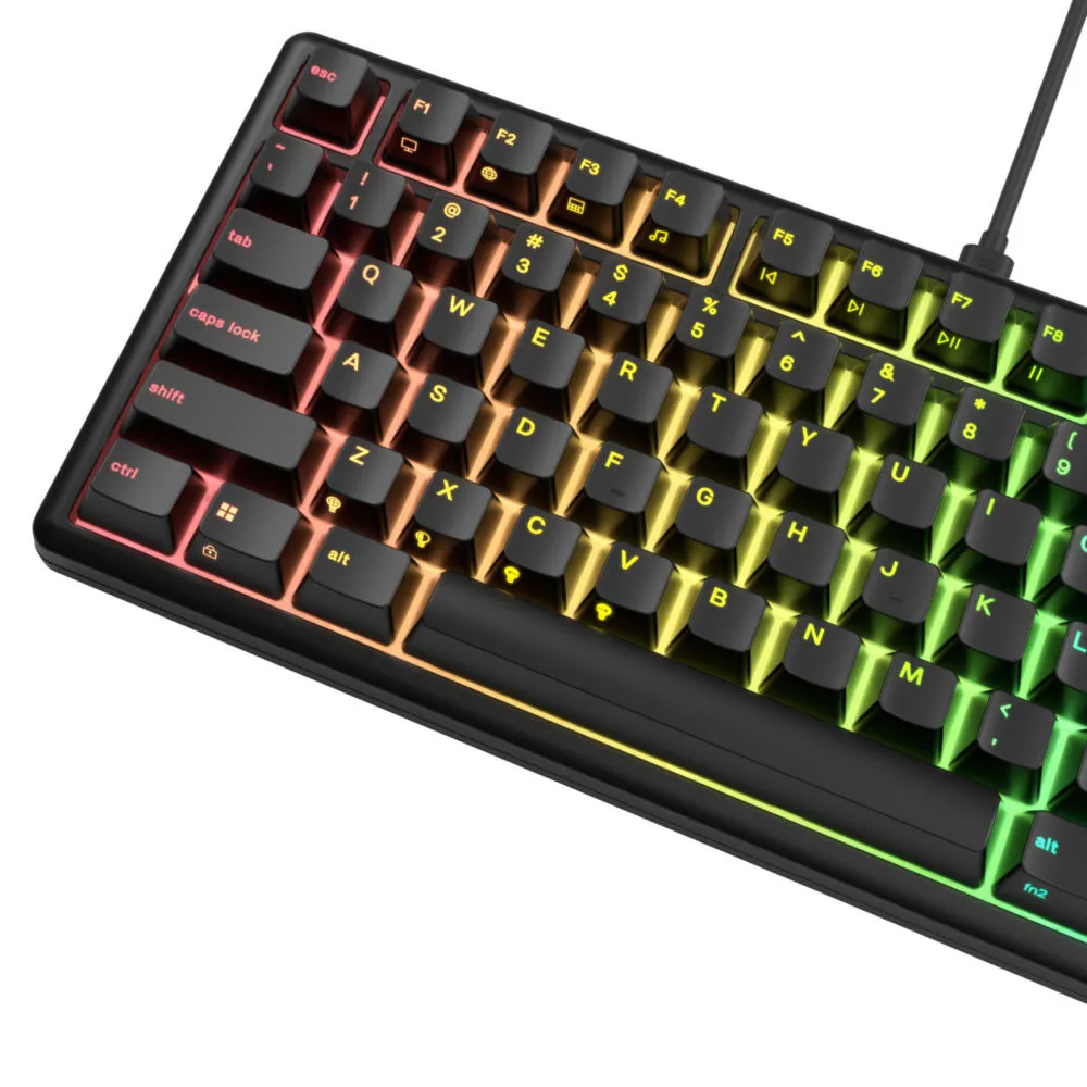 Glorious Gaming GMBK 75% GLO-GMBK75-BLK-US RGB Oyuncu Klavyesi Thumbnail 5