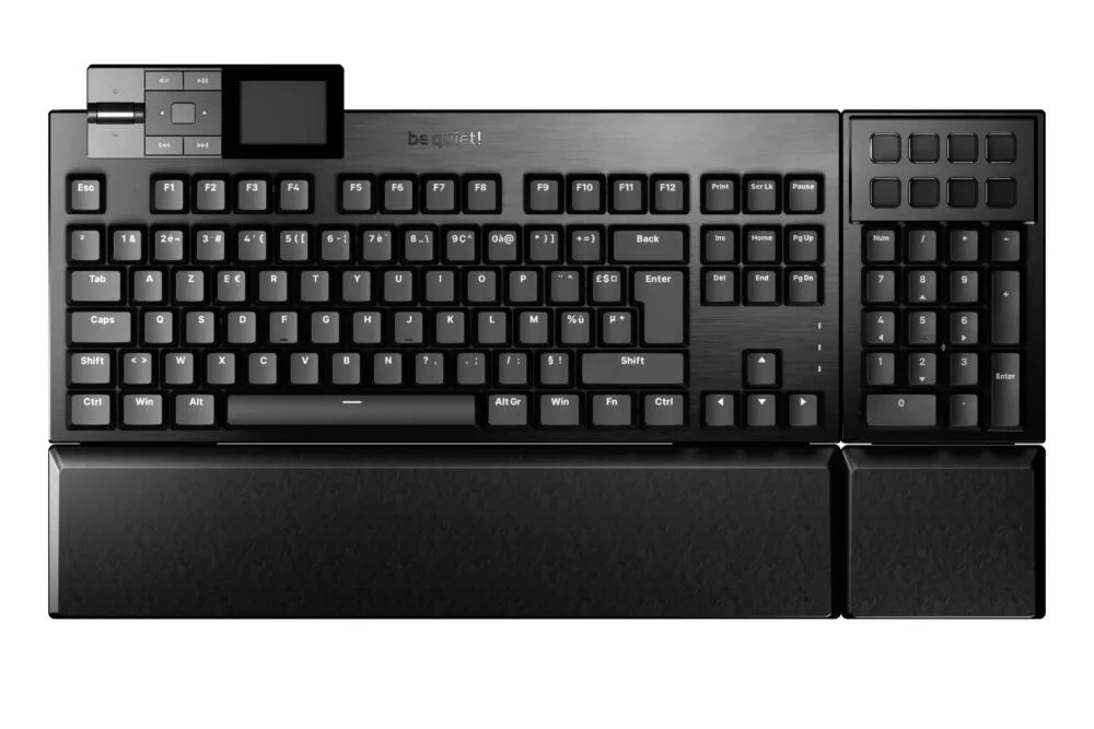 be quiet! Dark Mount Silent Tactile FR ISO BT002FR Mekanik RGB Oyuncu Klavyesi Thumbnail 2