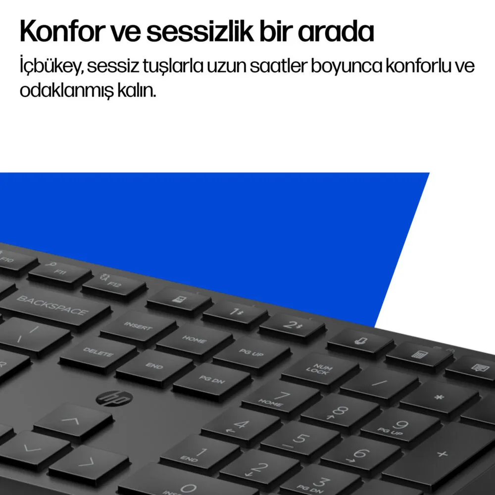 HP 495K Çoklu Cihaz Çift Modlu BD5F5UT Kablosuz Klavye Thumbnail 7