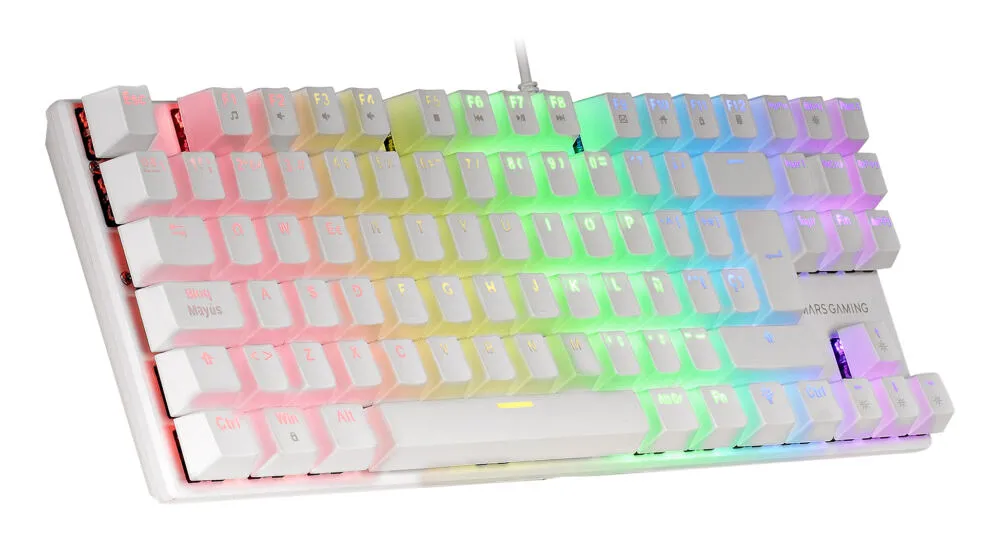 Mars Gaming MK80 MK80WBFR Mekanik RGB Oyuncu Klavyesi Thumbnail 6
