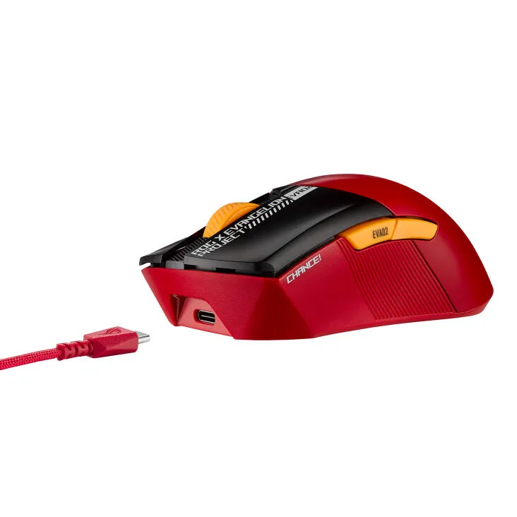 ASUS ROG Gladius III Wireless AimPoint EVA-02 Edition 90MP03F0-BMUA00 36000 DPI Bluetooth Oyuncu Faresi Thumbnail 8