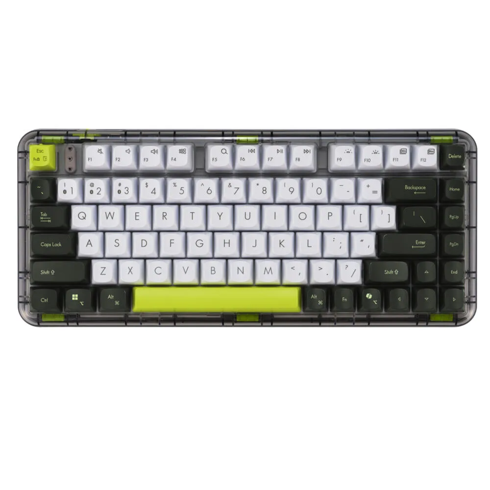 ASUS Jelly75 KD201 KEYBOARD/VT-GN/US/80 Evrensel USB + RF Wireless + Bluetooth Çok renkli Klavye