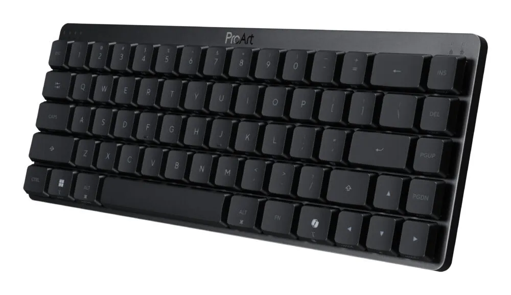 ASUS ProArt Keyboard KD300 Ev / Ofis USB + RF Wireless + Bluetooth Siyah Klavye Thumbnail 3