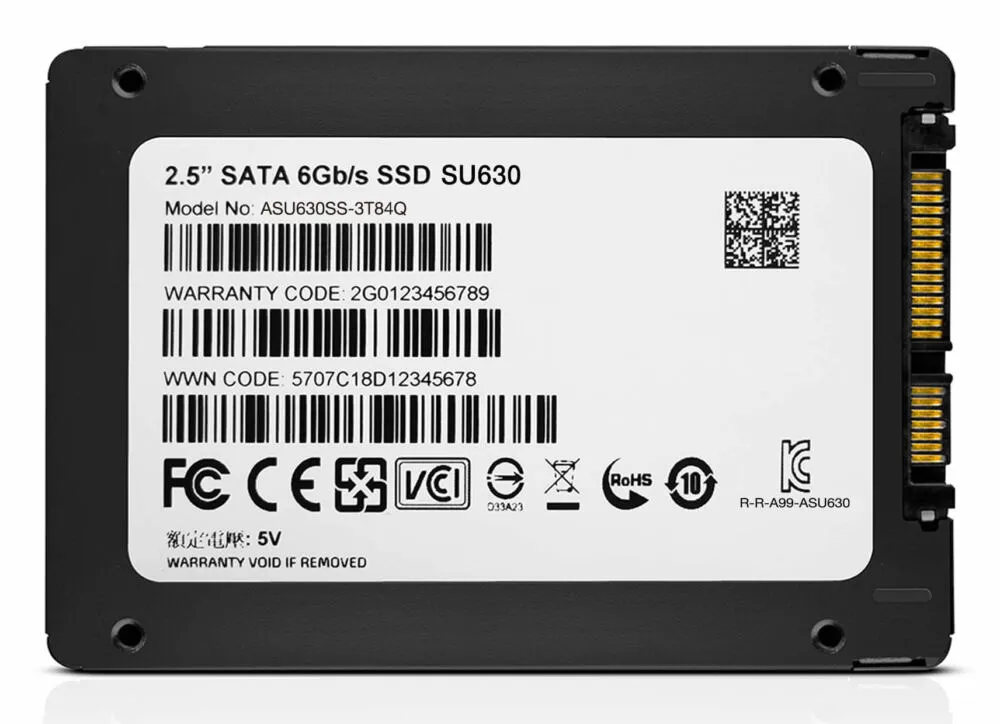 ADATA Ultimate SU630 40 GB 2.5" Serial ATA III QLC 3D NAND SSD Thumbnail 4