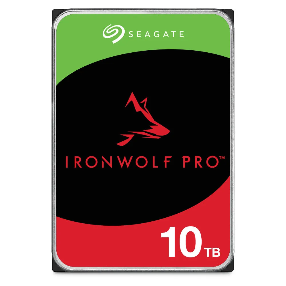 Seagate IronWolf Pro ST10000NT001 4 PACK sabit disk sürücüsü 10 TB 7200 RPM 256 MB 3.5" Serial ATA III