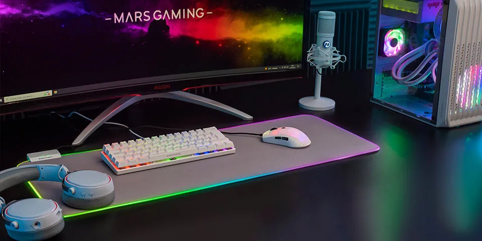 Mars Gaming MK60 MK60WBRIT Mekanik RGB Oyuncu Klavyesi Thumbnail 9