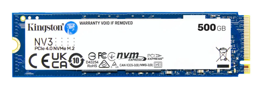 Kingston Technology NV3 SNV3S/500G 500 GB M.2 22x80 Gen4 NVMe SSD Thumbnail 4