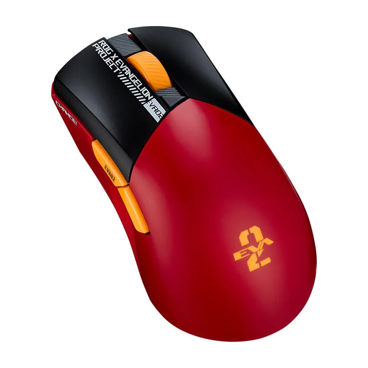 ASUS ROG Gladius III Wireless AimPoint EVA-02 Edition 90MP03F0-BMUA00 36000 DPI Bluetooth Oyuncu Faresi Thumbnail 2