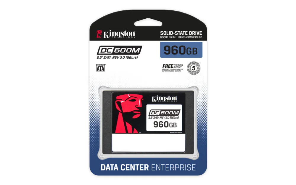 Kingston Technology DC600M SEDC600M/960G 960 GB 2.5" SSD Thumbnail 4