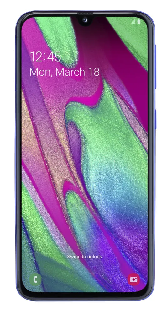 Samsung Galaxy A40 SM-A405F 15 cm (5.9") Çift SIM Android 9.0 4G USB C Tipi 64 GB 3100 mAh Mavi Akıllı Telefon Cep Telefonu