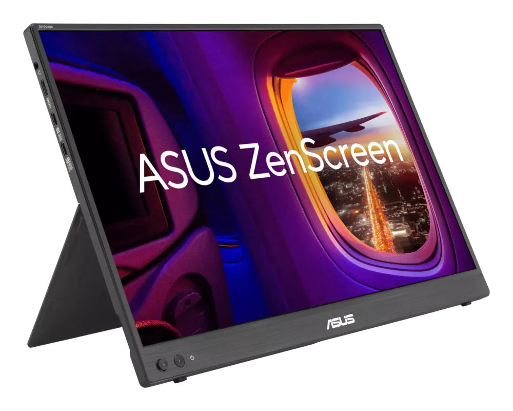 ASUS ZenScreen MB16FC PC düz (90LM0CB1-B01N71) Monitör Thumbnail 3