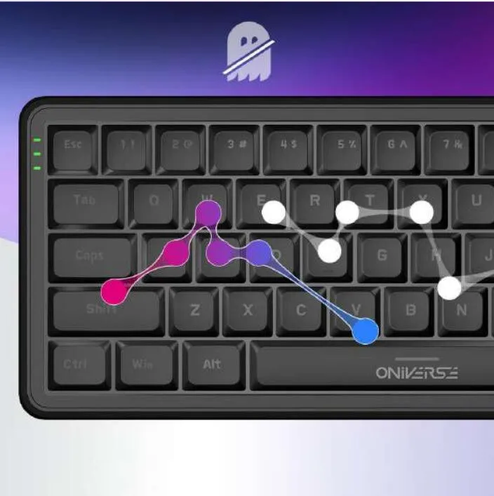Oniverse Magnus ONIKEYB1-PC-WHT RGB Oyuncu Klavyesi Thumbnail 1