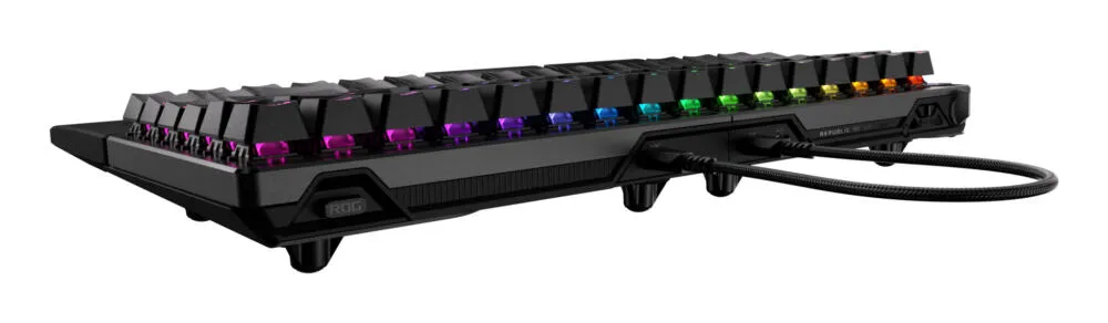 ASUS ROG Falcata 90MP043H-BKEA20 RGB Kablosuz Oyuncu Klavyesi Thumbnail 8