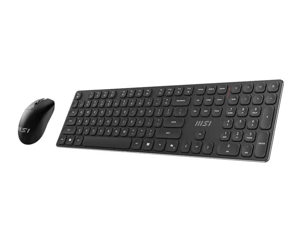 MSI FORGE K210 WIRELESS COMBO Fare dahil Ev / Ofis USB Siyah Klavye & Mouse Seti Thumbnail 1