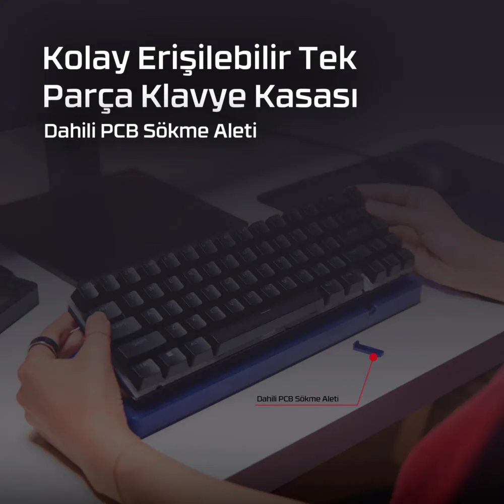 HyperX Origins 2 65 B4QS3AA Mekanik RGB Oyuncu Klavyesi Thumbnail 9