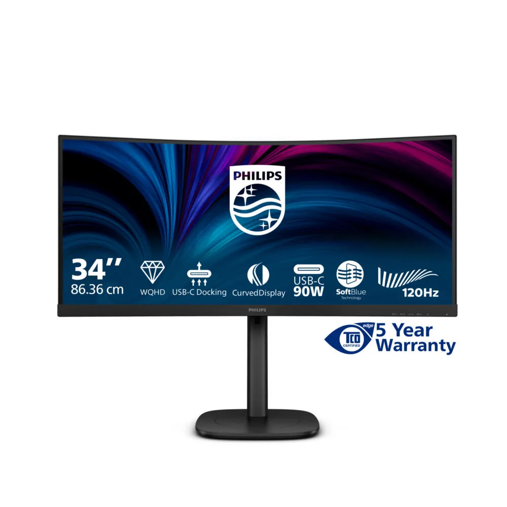 Philips 34B2U3600C/11 34 inç 120Hz UWQHD Kavisli Oyuncu Monitörü Thumbnail 4