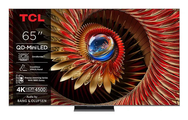 TCL 65C8K-UK 4K Ultra HD Smart Wi-Fi Siyah TV Televizyon (TV)