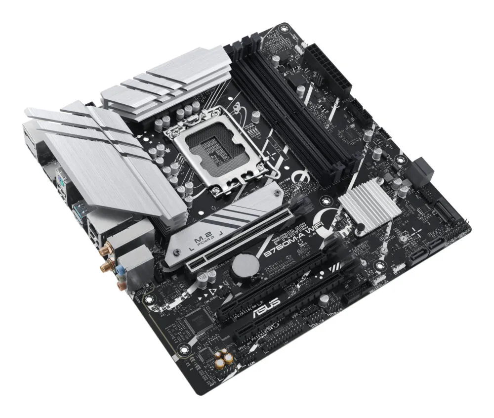 ASUS PRIME B760M-A WIFI 90MB1EL0-M1EAY0 LGA1700 4x DDR5 2x M.2 Micro-ATX Anakart Thumbnail 7