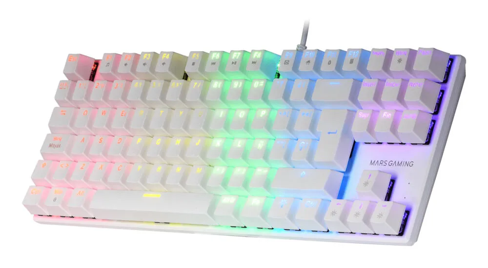 Mars Gaming MK80 MK80WBFR Mekanik RGB Oyuncu Klavyesi Thumbnail 2