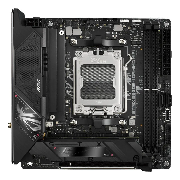 ASUS ROG STRIX B650E-I GAMING WIFI AM5 2x DDR5 2x M.2 Mini-ITX Anakart Thumbnail 6