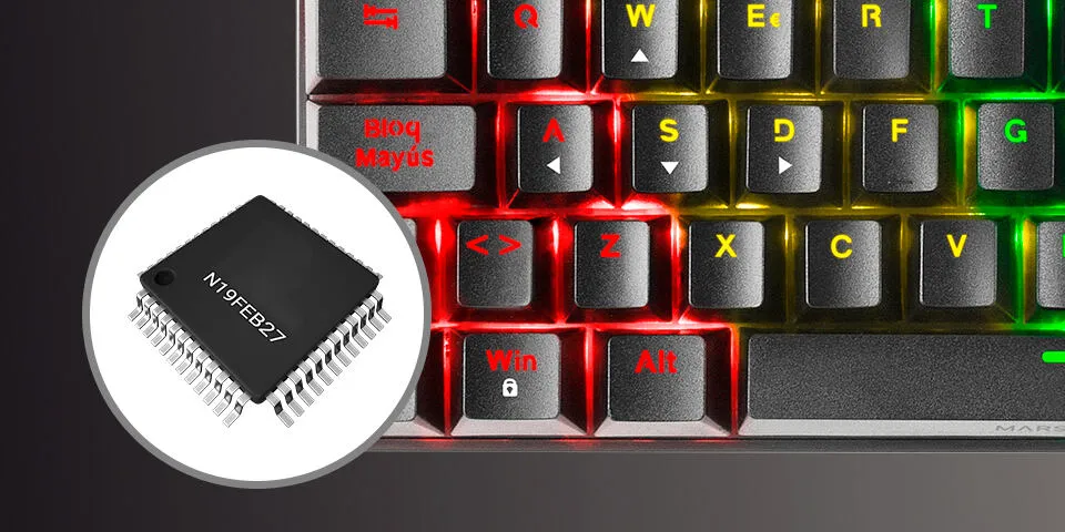 Mars Gaming MK60 MK60BUS Mekanik RGB Oyuncu Klavyesi Thumbnail 9