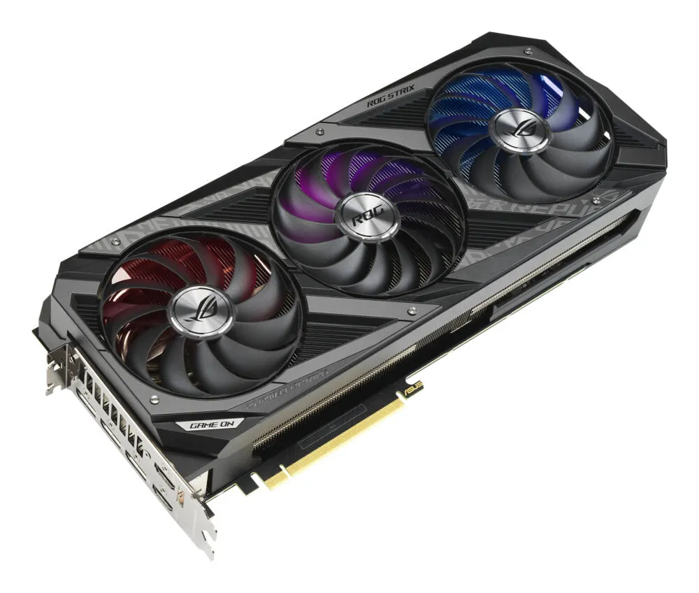 ASUS ROG-STRIX-RTX3080-O10G-GAMING 10 GB 90YV0FA1-M0NM00 GDDR6X Ekran Kartı Thumbnail 1