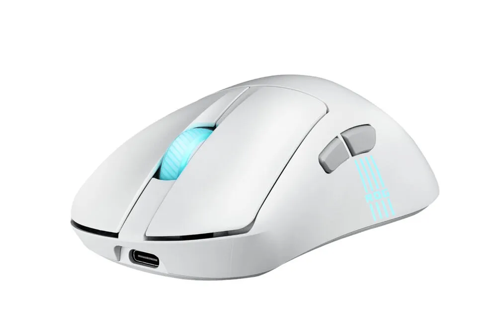 ASUS ROG Keris II Origin WHT 90MP04A0-BMUA10 42000 DPI Bluetooth Oyuncu Faresi Thumbnail 9